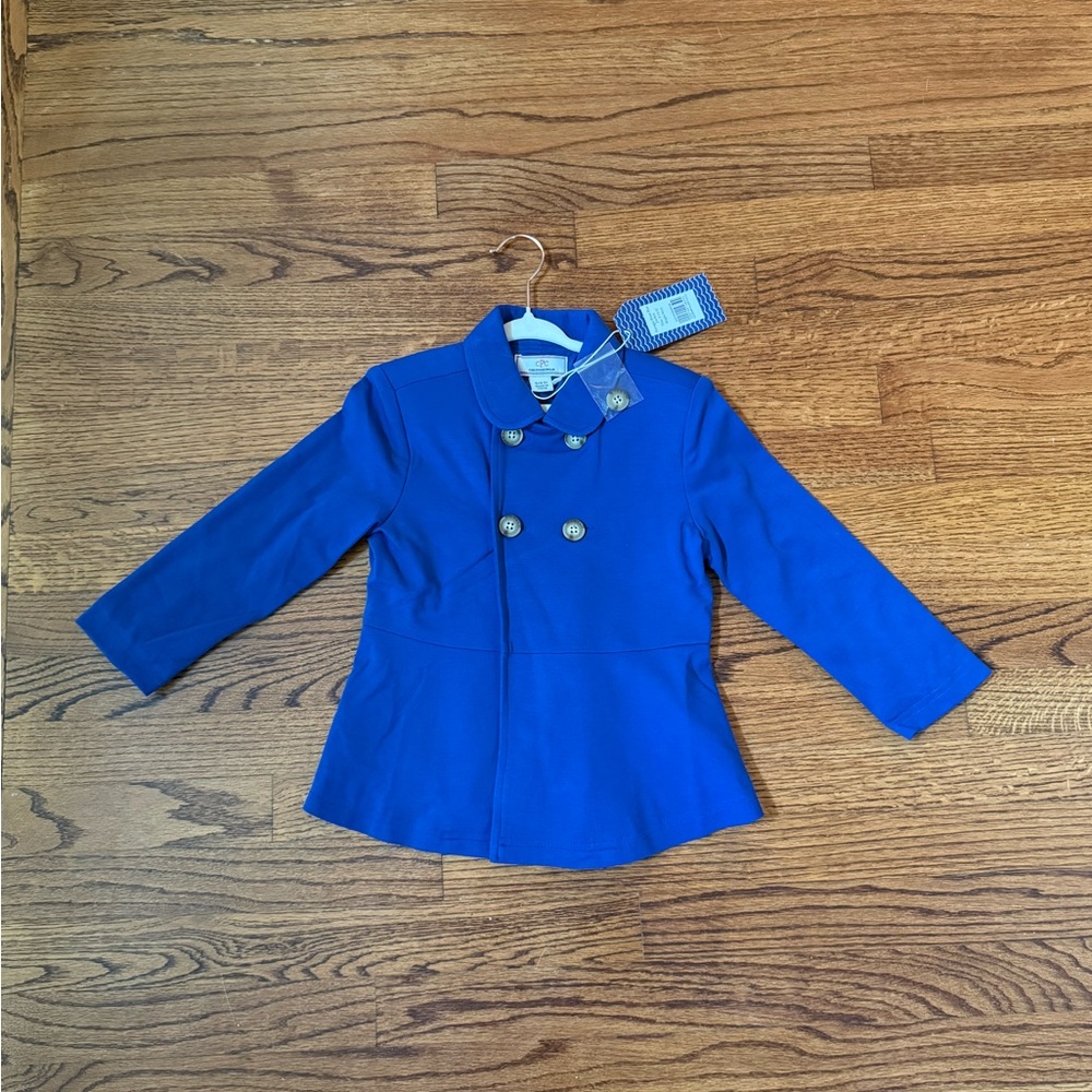 CPC Blue Peacoat Coat Jacket NWT 4T - 5T